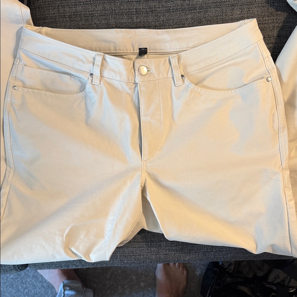 Lululemon Athletica White Chinos